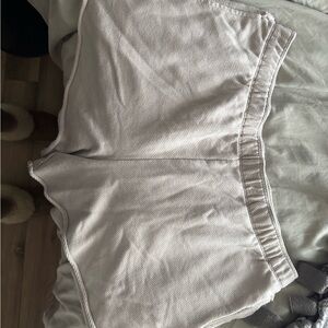 Aerie Cream Sweat Shorts with Elastic Waistband